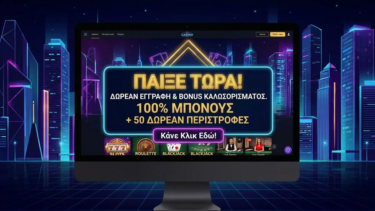 Εγγραφή με bonus
